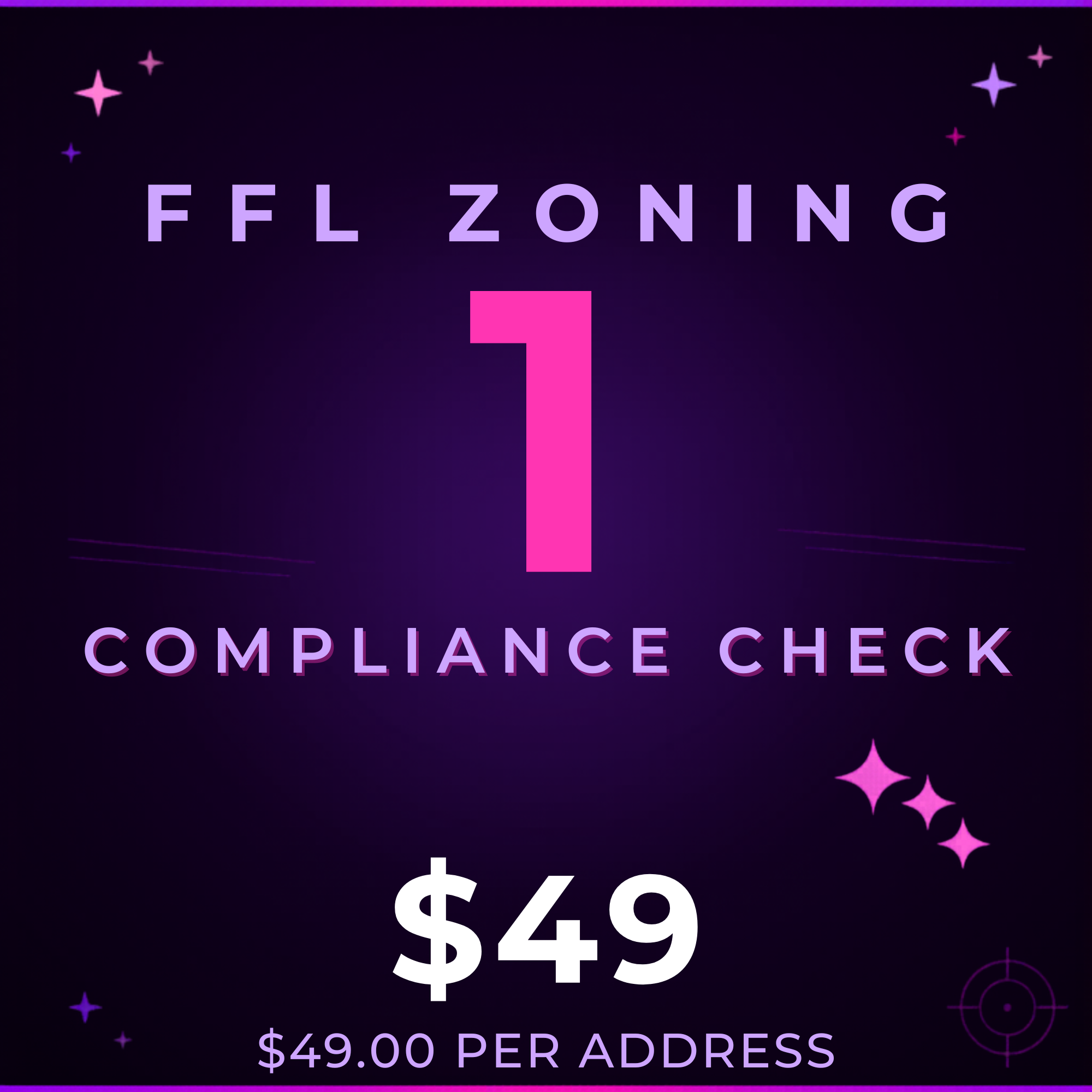 FFL Zoning Compliance Checker - 1 Check
